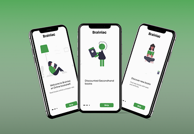 Brainac- Part I app design illustration onboarding ui ui ux ui design uidesign user interface ux