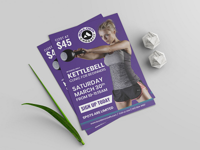 Fitness Trainer Flyer Design graphic designer