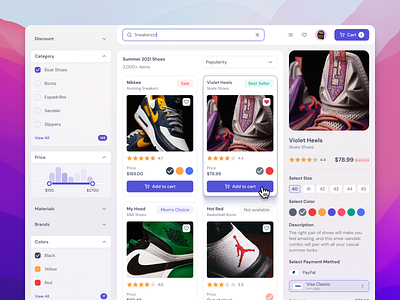 Ecommerce Store Template - UI kit add to cart design e commerce e shop ecommerce ecommerce shop ecommerce store eshop online shop online shopping shop shopify shopping store store design ui ui kit ux web web store