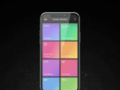 Game Modes, Difficulties & Categories - Word Search Challenges android animation app backend categories crossplatform dark design development flutter game ios light mobile modes programming ui unity ux