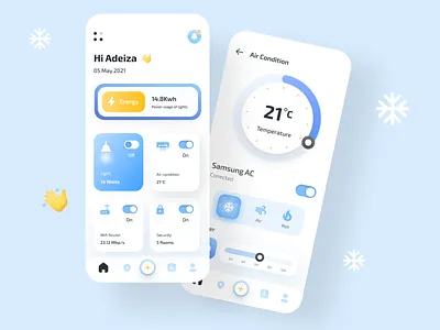 Smart Home App figma smart home app smart home app ui design ui ux design ui design uidesign uiux user interface design