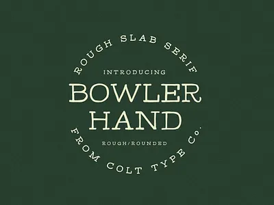 Bowler Hand Font branding craft beer creative market design font font design font designer hand drawn font lettering logo logo design typography