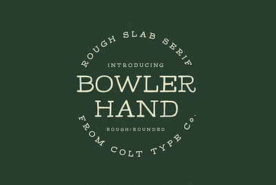 Bowler Hand Font branding craft beer creative market design font font design font designer hand drawn font lettering logo logo design typography