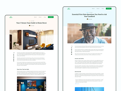 Blog | Eden Life blog blog design product design ui ui design uiux user interface ux web web design website ui ux design