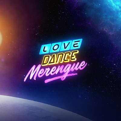 Love Dance Merengue details lettering merengue procreate