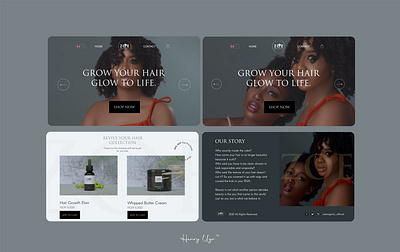 Zoe Organics Hair Beauty. beauty brand branding design e commerce website ecommerce hair care hair care website hair website uiux ux web design website