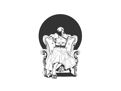 Luxury & Milf illustration luxury milf nude art tits