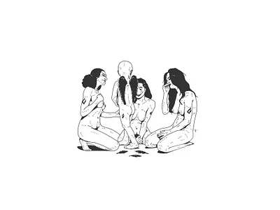 Eros: Hyper-sexuality illustration mythology nude art