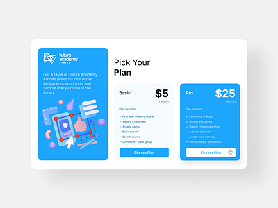 Pricing Page [Concept for Future Academy Africa] pricing page ui ux design web ui