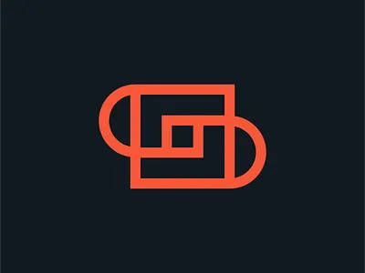 SG branding design flat geometry graphic design letter letter g letter s logo minimalistic monogram personal logo sg vector