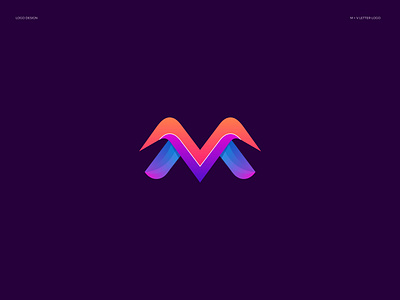 M+V Logo Design agency brand identity branding branding design concept design graphic design illustration logo logo design logos logotype m letter m logo modern logo mv letter mv logo trends 2021 ui