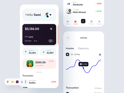 .Pay Banking App app app design app kit app ui app ui kit bank banking app branding finance finance app free ui resource illustration landing page resource payment app ui app ui kit ui resource uihut wallet app web ui