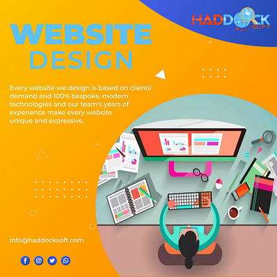 website design illustration