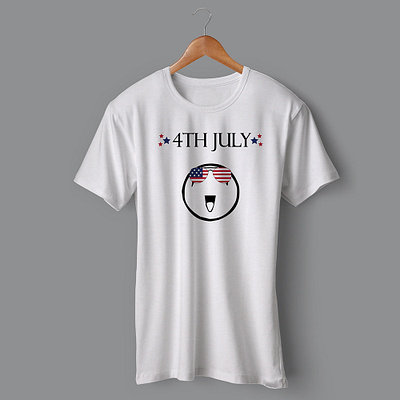 Happy 4th July t-shirt design! branding clean fashion design graphic design graphic tees illustrator logo merchandise tshirt vector