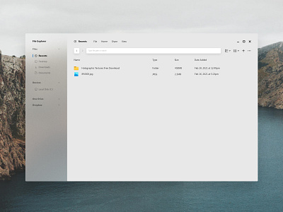 Windows File Explorer Redesign files fluent fluent design minimal os redesign windows windows 10 windows 11