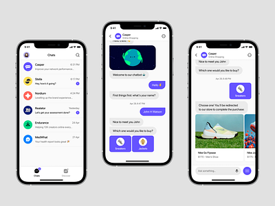 Comet - Interactive Chatbot App (Light Version) app design app ui app ui design chatbot chatbot app comet interactive chatbot figma ios app ios app design ios design mobile ui typography ui ui design ux