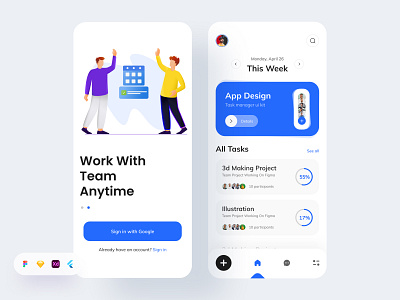 TrekGo Task Management & Productivity App. app app design app ui app ui kit branding free ui resource landing page resource modern app productivity productivity app task management app todo todo app trendy app ui app ui kit ui resource uihut web ui