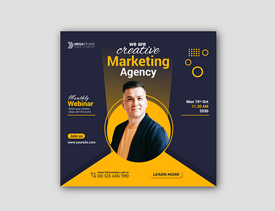 Business promotion banner design agency banner banner banner template corporate banner flyer graphic design social media post design