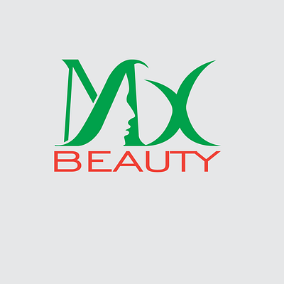 MX Beauty Logo branding design graphic design logo minimalist logo