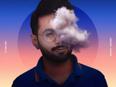 Portrait Poster photo manipulation poster poster design