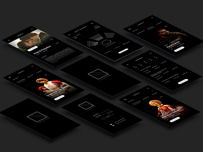 Theatre ticket booking app bookings experience design interaction design interface