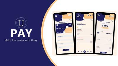 Make life easier with Upay app design ui ux