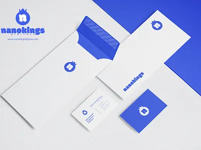 Nanokings Envelope branding design flat graphic design icon illustrator logo minimal mockup photoshop vector