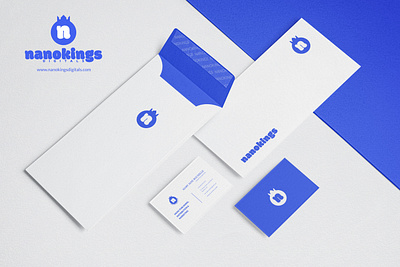 Nanokings Envelope branding design flat graphic design icon illustrator logo minimal mockup photoshop vector