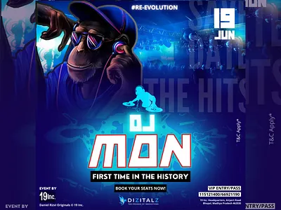 DJ Mon© Event Flyer | Club Flyer | Party Invitation beautiful design branding club flyer event flyer flyer design flyers illustration neon poster neon text night club nightclub poster party design party invitation photoshop pub flyer vector