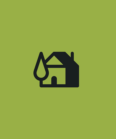 House + Cypress logo branding cypress home house logo logodesign logomark tree