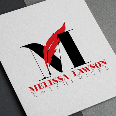 Melissa Lawson Enterprises Logo branding design logo typography