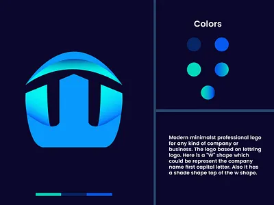 Modern Logo "W" branding branding design business logo company logo design illustration lettering logo logo logo design logo real estate logo twitch minimal logo minimalist logo modern logo professional logo project logo sports logo w w logo