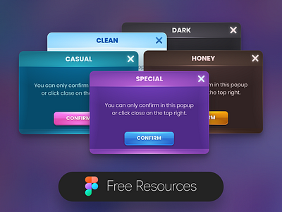Game popup made in Figma design figma figmadesign game ui popup ui