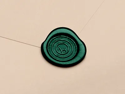 Seal of Chairmaker Sádlík chair chairmaker envelope logo minimal seal symbol tree rings wood