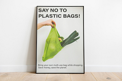 Poster on plastic bags design graphicdesign illustration photoshop plasticbags pollution poster