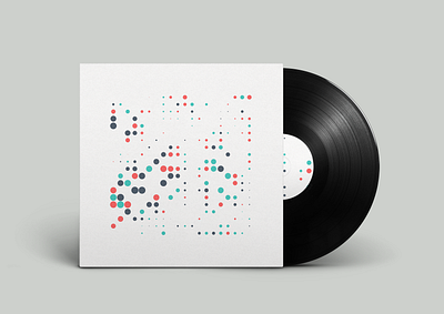 RNDM 002 canvas code cover design creative coding generative art javascript music random vinyl cover