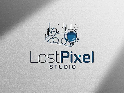 Lost Pixel branding design flat graphic design icon illustration illustrator logo minimal vector