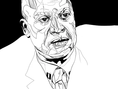 Raymond Holt portrait graphic design illustration