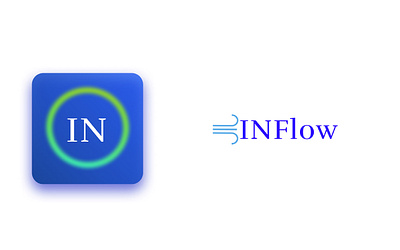 INFlow design logo ui ux