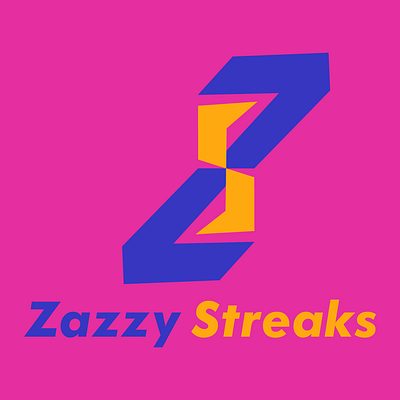 Zazzy Streaks - Sports Wear Monogram branding design graphic design typography