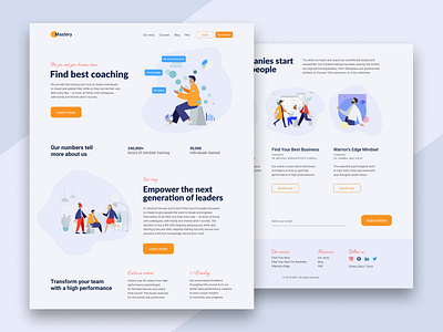 Landing Page #DailyUI 003 cjaching coach daily ui daily ui 003 dailyui 003 dailyuichallenge landing landing page