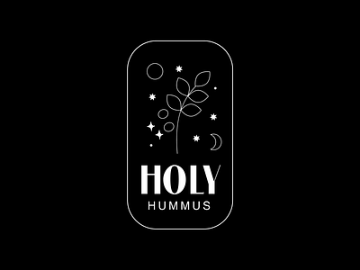 Holy Hummus bio biofood branding chickpeas design food hummus logo logodesign logotype minimal vector