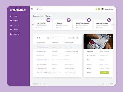 Operación Renta: Back Office accounting backoffice chile components contable dashboard fintech icon design interface mobile product ux webapp