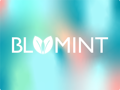 BLOOMINT Tea House Branding brand identity design gay designer gradient graphic design logo poster design typography
