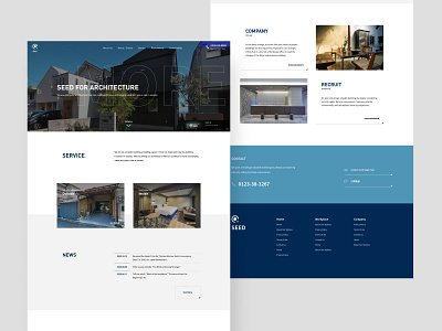 Architecture Website artchitect real estate ui ux web