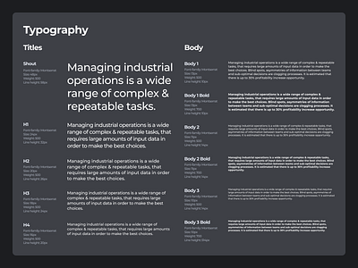 Typography System app body component design system design tokens font fonts foundation system title tokens typo typography ui web website