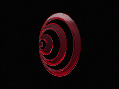 Letter O 36 days of type 36days 36daysoftype 3d adobe dimension design eye illustration letter o letter o logo lettering lettermark logo target typogaphy