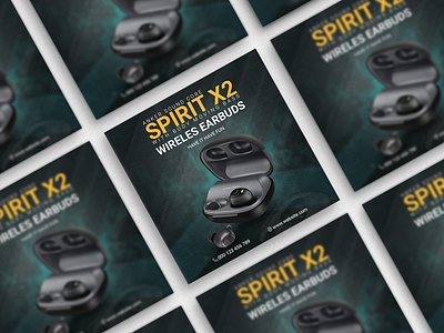 Wireless Earphone Social Media Post Banner/Poster Design banner banner design banner designs banners earphone earphone banner earphone poster earphone poster deaign poster poster ad design poster design poster designs posters product design product poster product poster design social media social media post social media post design social media poster