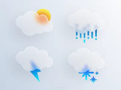 Weather design ui ui design