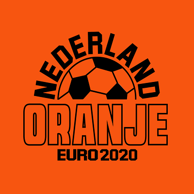 Nederland Oranje: EURO 2020 T-Shirt Design adobe illustrator branding design graphic design graphic tees illustration print design t shirt t shirt design typography vector